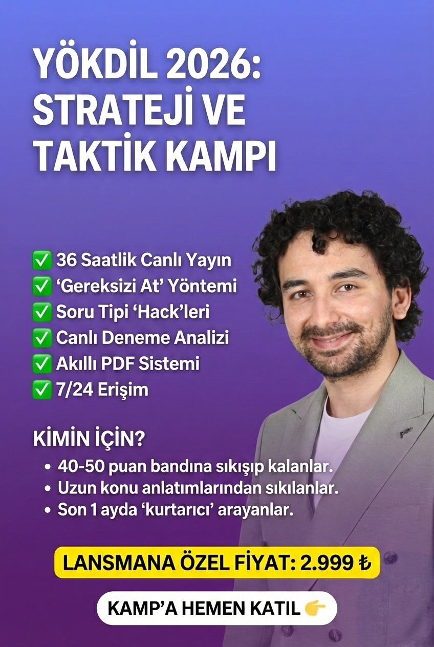 YÖKDİL 2026: CANLI STRATEJİ VE TAKTİK KAMPI