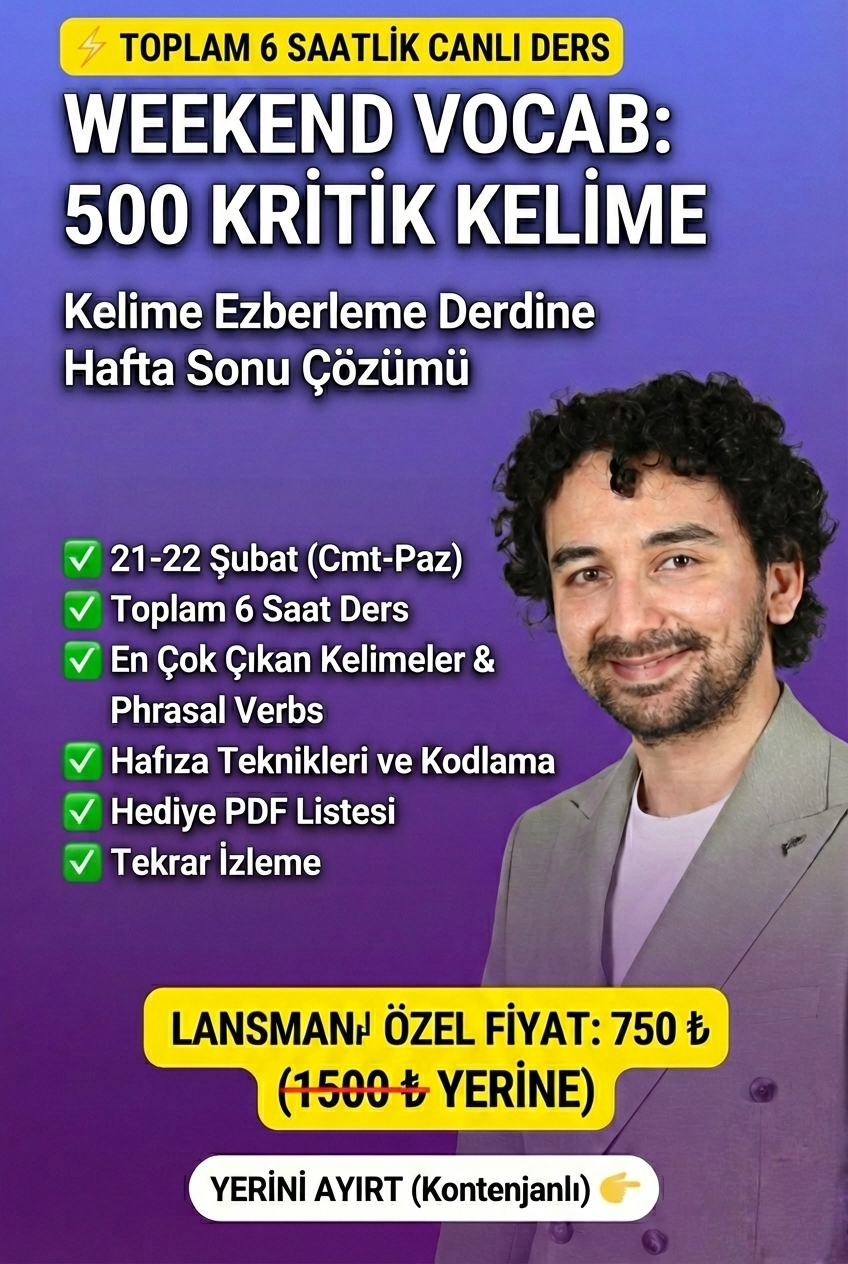 KELİME & PHRASAL VERB ATÖLYESİ (Hafta Sonu Kampı) 🧠